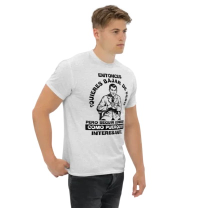 nutriologo meme playera blanca modelo hombre 03