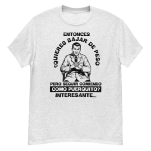 nutriologo meme playera blanca