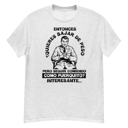 nutriologo meme playera blanca