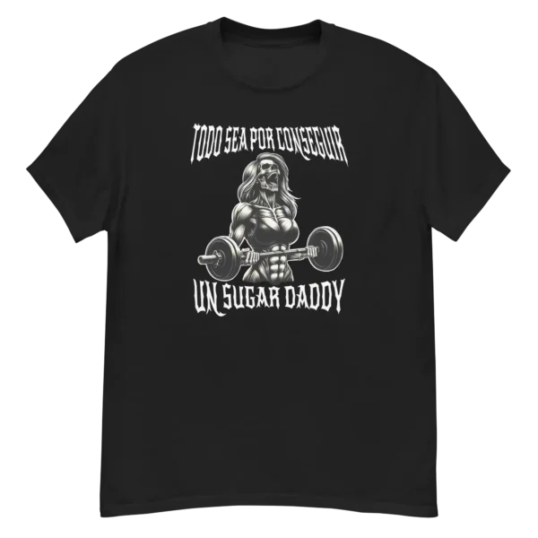 playera negra calacas chidas gym todo sea por conseguir un sugar