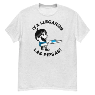 playera color blanco ya llegaron las pipsas meme