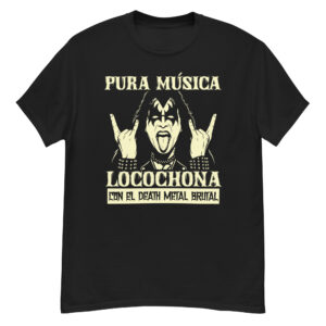 death metal brutal playera negra