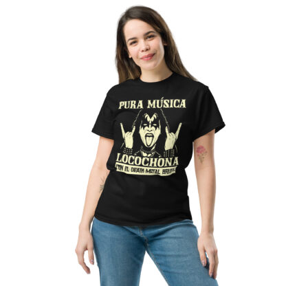 death metal brutal playera negra modelo mujer 01