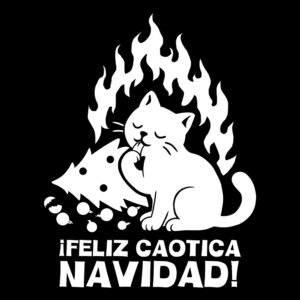 gato navidad meme diseño