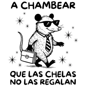diseño playera a chambear meme