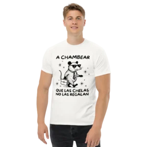 playera a chambear meme modelo hombre