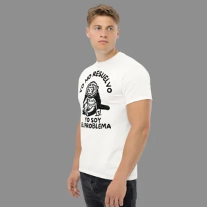 playera blanca yo no resuelvo yo soy el problema hombre 03