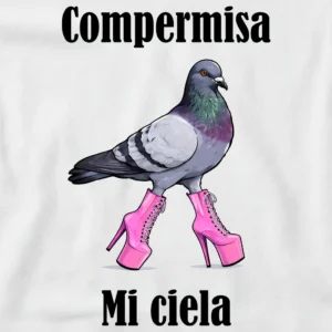 playera paloma meme compermisa